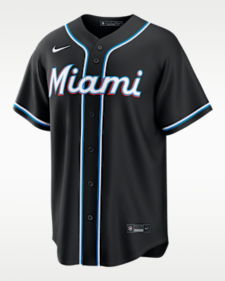 Miami Marlins Men's Nike MLB Replica Fashion Jersey. Nike.com